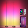 OIYN Smart RGBICW LED Corner Floor Lamp 2-Pack with App Control, Music Sync & 68+ Scenes Zevon