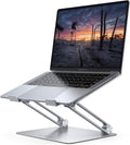 Adjustable Foldable Aluminum Laptop Riser Stand for Desk 10-17.3-Inch Silver Zevon